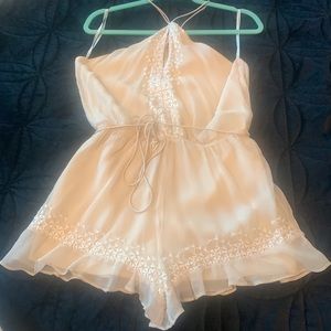 BEBE Hand embellished Romper